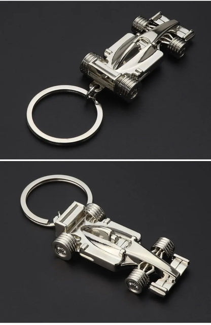 F1 Metal Car Keychain