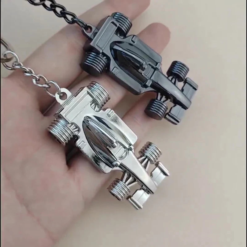 F1 Metal Car Keychain