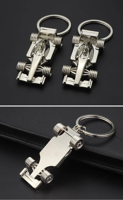 F1 Metal Car Keychain