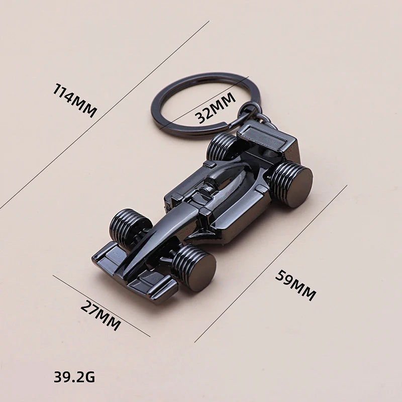 F1 Metal Car Keychain