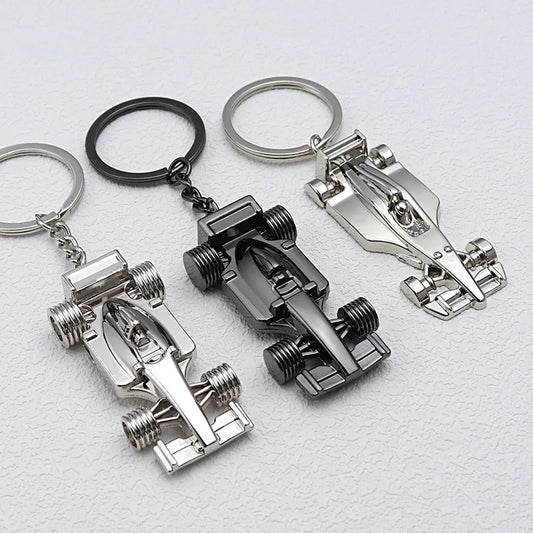 F1 Metal Car Keychain