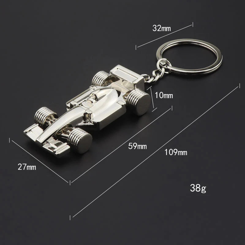 F1 Metal Car Keychain