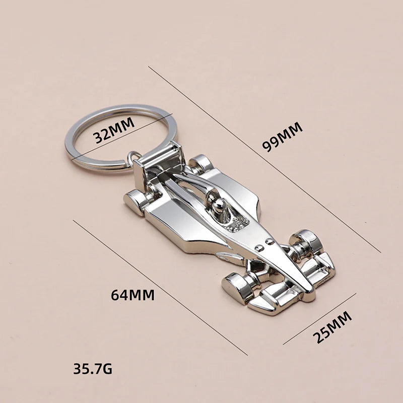 F1 Metal Car Keychain