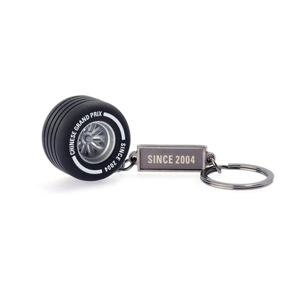 F1 Car Tyre Keychain