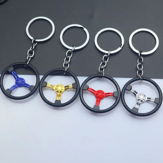 Car Steering Wheel Keychain