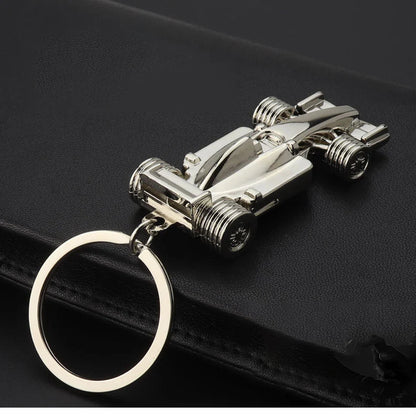 F1 Metal Car Keychain