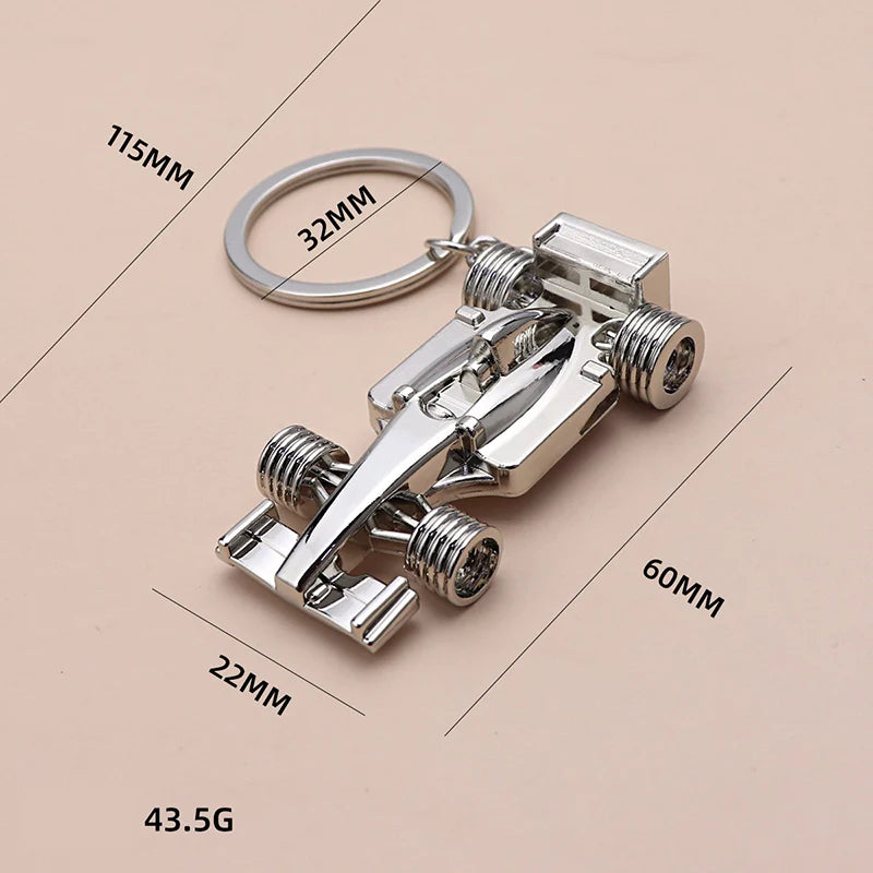 F1 Metal Car Keychain